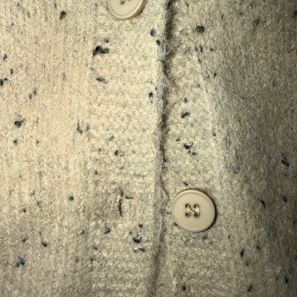 Carly Jean Los Angeles Speckled Tan Cardigan - Picture 3 of 3